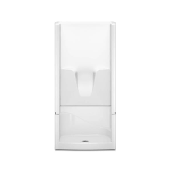 136364PC 36 x 36 AcrylX Alcove Center Drain Four-Piece Shower in White