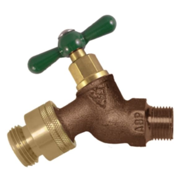 No-Kink Hose Bib 1/2" MIP Vacuum Breaker Lead Free