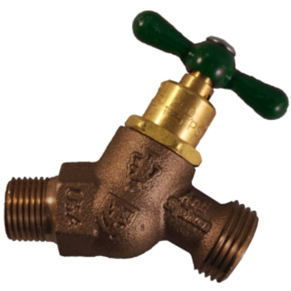 Arrow-Breaker No-Kink Hose Bib 1/2" MIP Lead Free