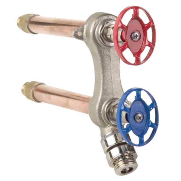 Hot & Cold Anti-Siphon Frost-Proof Hydrant 1/2" Sweat or 1/2" MIP Vertical Lead Free 6"