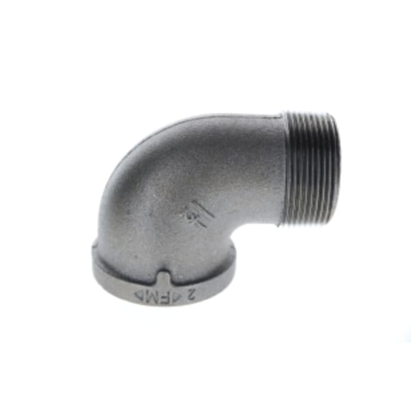 1-1/2" Black Malleable 90 Degree Street Elbow FPT x MPT