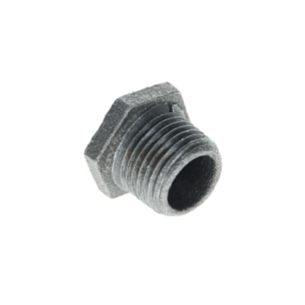 1/4" x 1/8" Black Malleable Bushing MPT x FPT