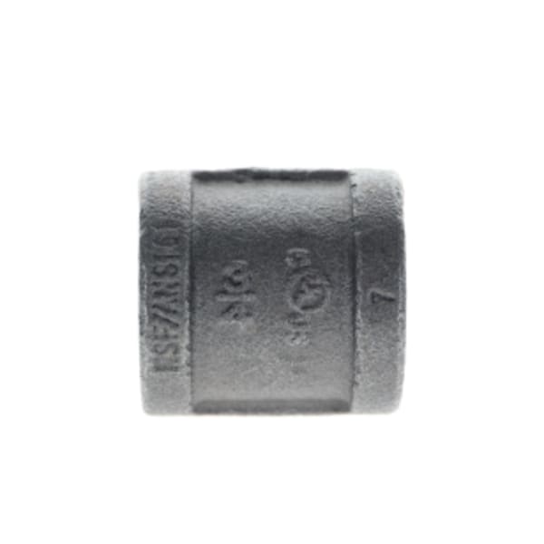 3/4" Black Malleable Coupling FPT x FPT