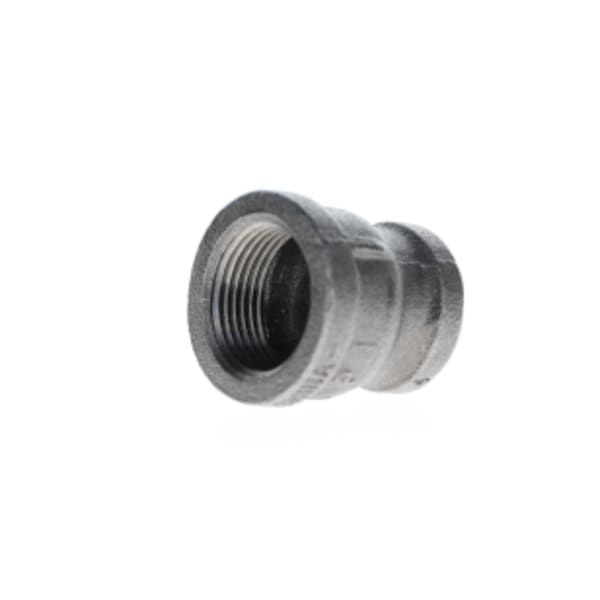 1" x 3/4" Black Malleable Coupling FPT x FPT