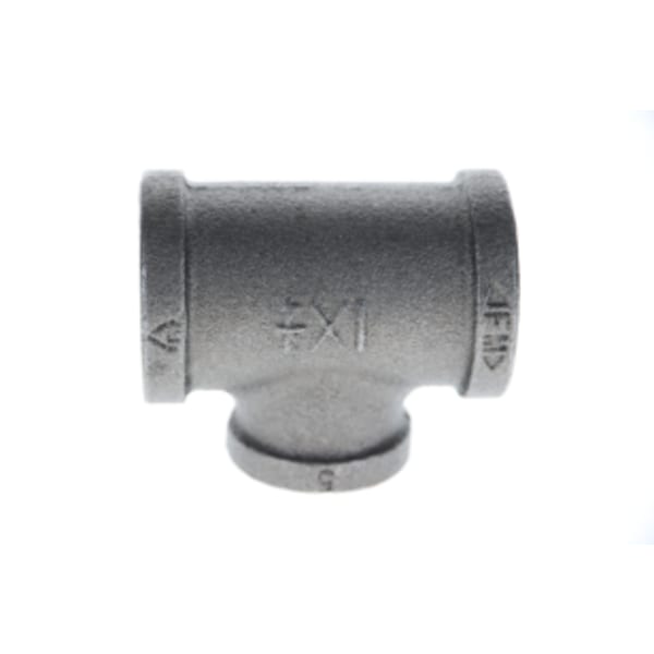 1" x 1" x 3/4" Black Iron Tee