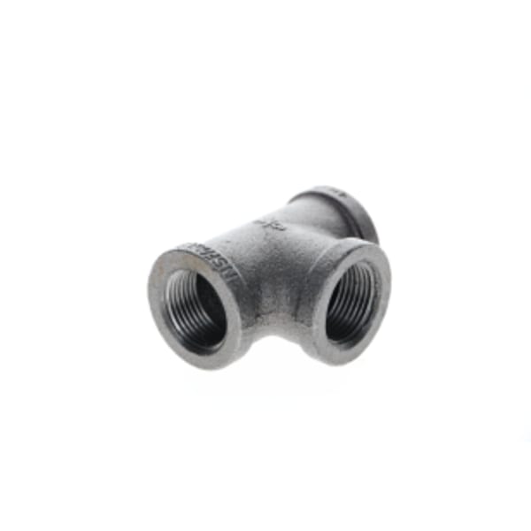 3/4" Black Malleable Tee FPT x FPT x FPT