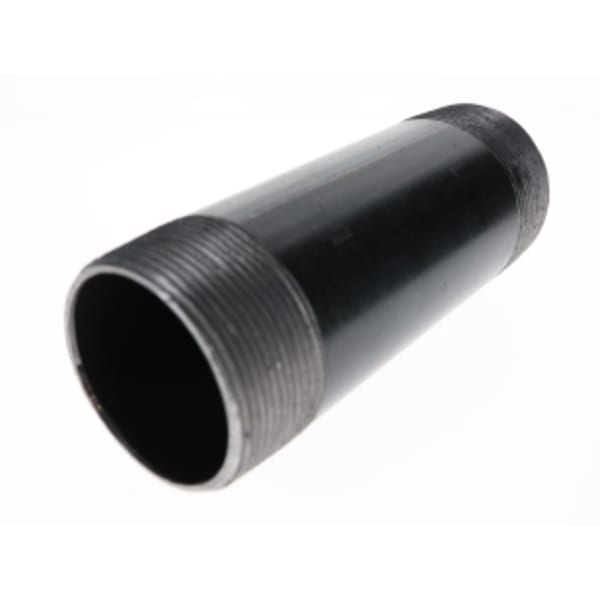 3" x 12" - Black Iron Nipple