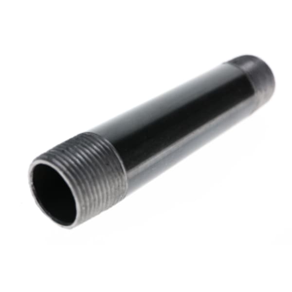 1" x 36" - Black Iron Nipple