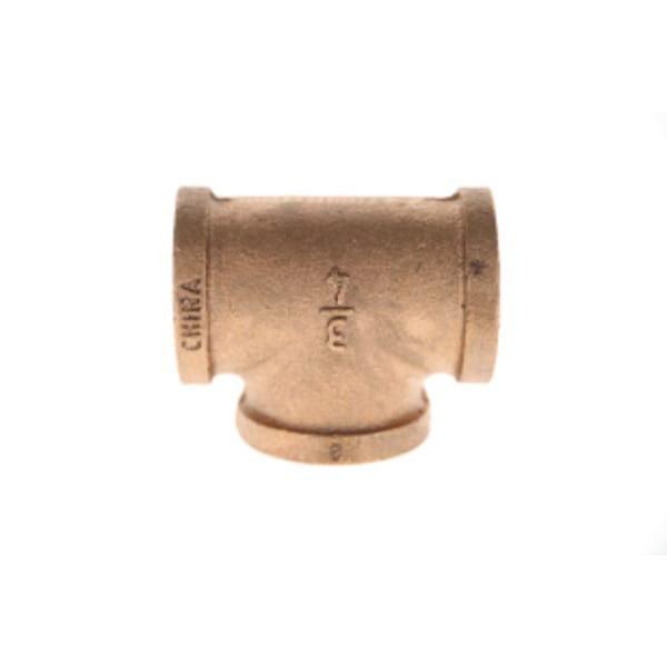 3/4" - Bronze Tee - Lead Free - FNPT x FNPT x FNPT