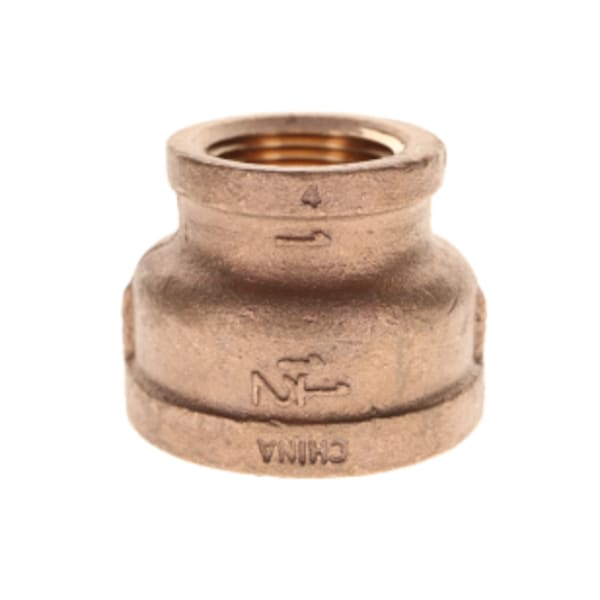 Reducer Coupling - Lead-Free Brass - 1 x 3/4 - FIP x FIP