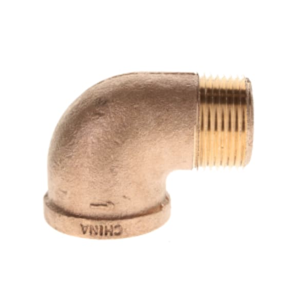 1" - 90 Deg Bronze Street Elbow - Lead Free - FNPT x MNPT