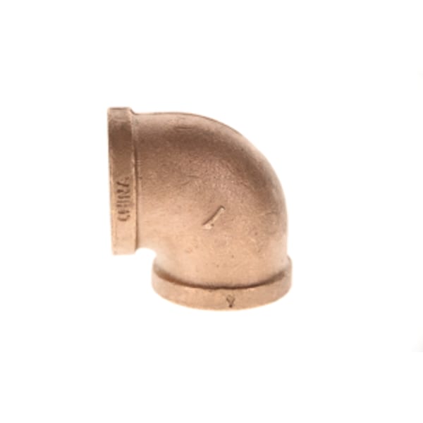 1" - 90 Deg Bronze Elbow - Lead Free - FNPT x FNPT