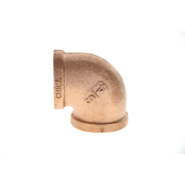 3/4" - 90 Deg Bronze Elbow - Lead Free - FNPT x FNPT