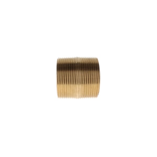 2" x Close Red Brass Pipe Nipple