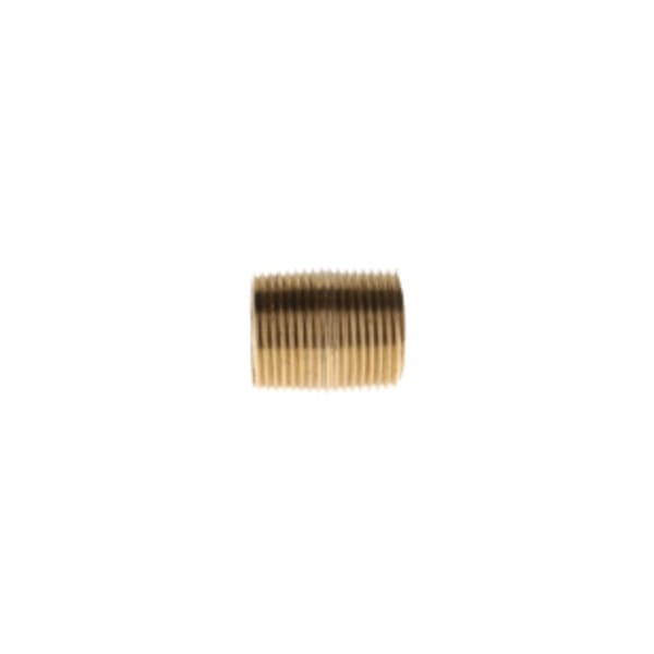 1" x Close Red Brass Pipe Nipple