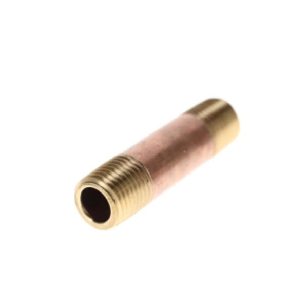 1/8" x 2" Red Brass Pipe Nipple