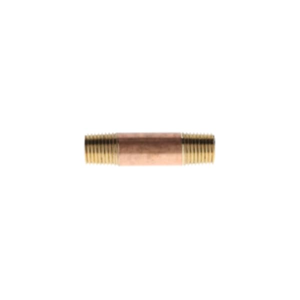 1/8" x 1-1/2" Red Brass Pipe Nipple