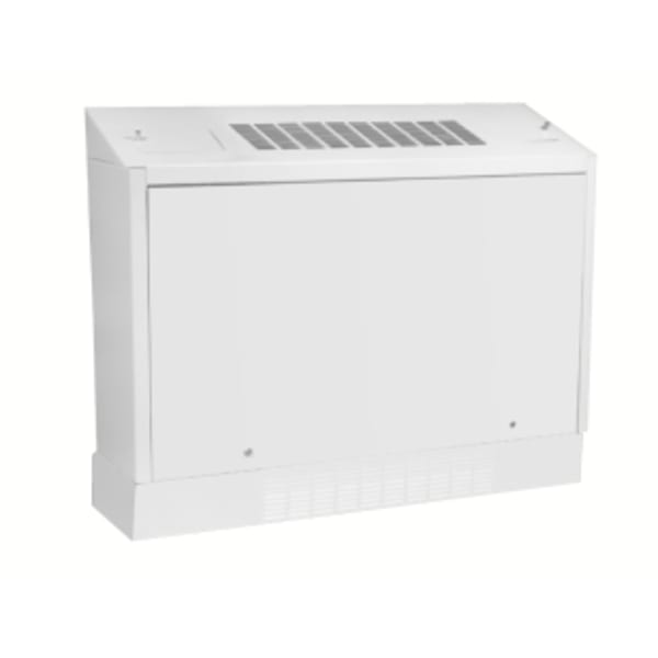 29800 BTU/hr Cabinet Heater - Sloped Top w/ Inverted Flow, Top Inlet, Bottom Outlet