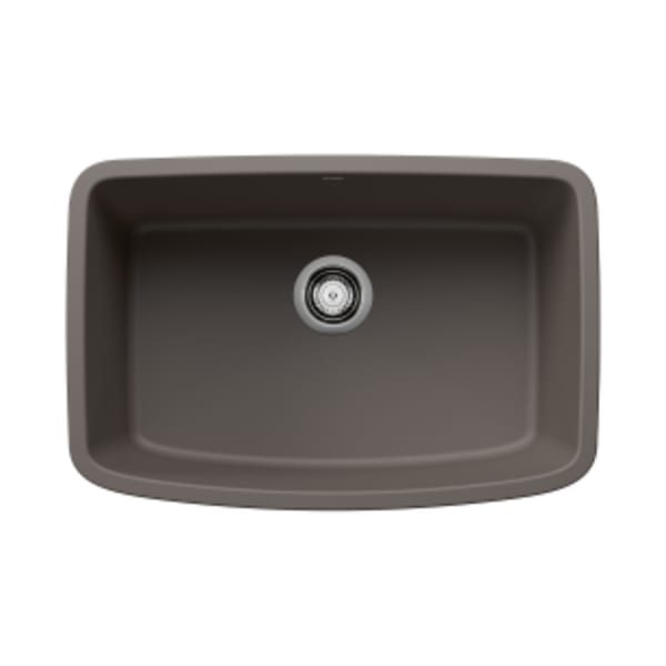 Valea 27" Single Bowl Kitchen Sink - Volcano Gray