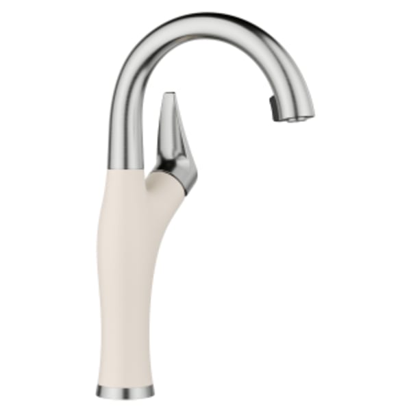 Artona Bar Faucet 1.5 GPM - PVD Steel/Soft White