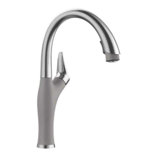 Artona Pull-Down Kitchen Faucet 1.5 GPM - PVD Steel/Metallic Gray