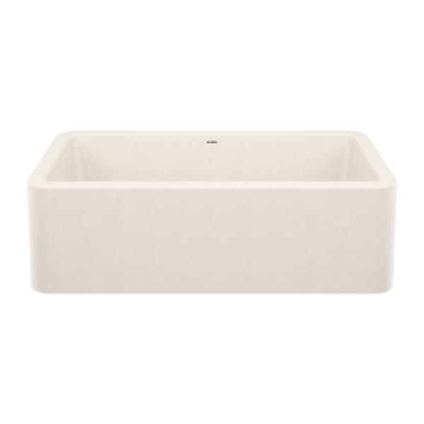 Ikon 33" Apron Single Bowl Farmhouse Sink - Soft White