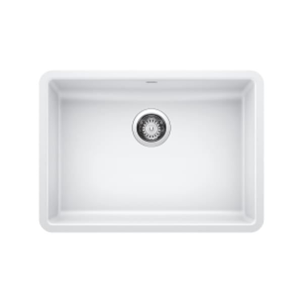 Precis 25" ADA Single Bowl Kitchen Sink - White