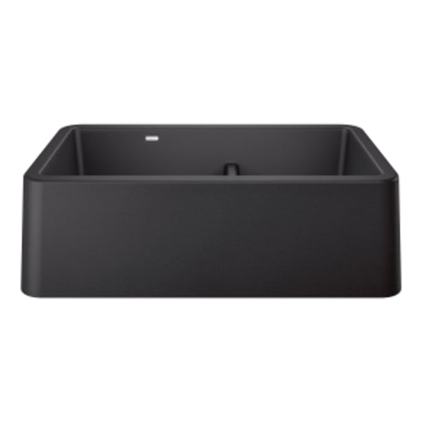 Ikon 33" Apron Double Bowl Farmhouse Sink with Low Divide - Anthracite