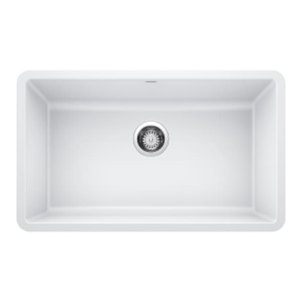 Precis 30" Single Bowl Kitchen Sink - White