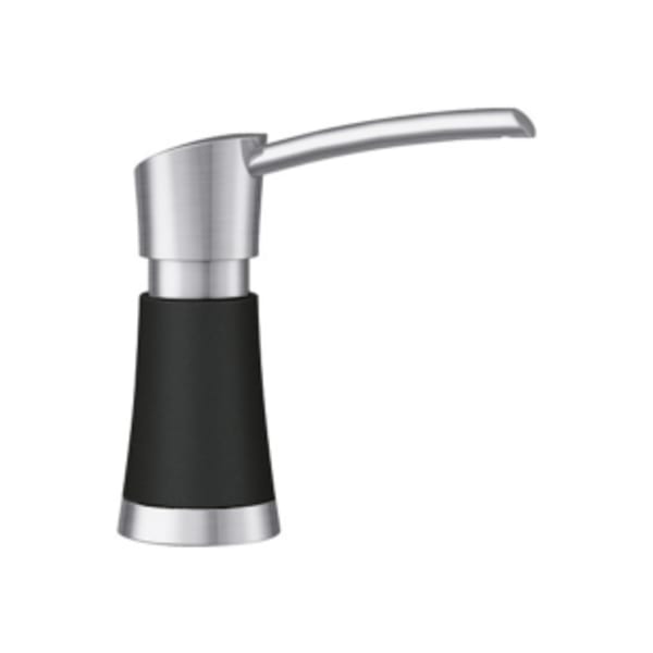 Artona Soap Dispenser - PVD Steel/Coal Black