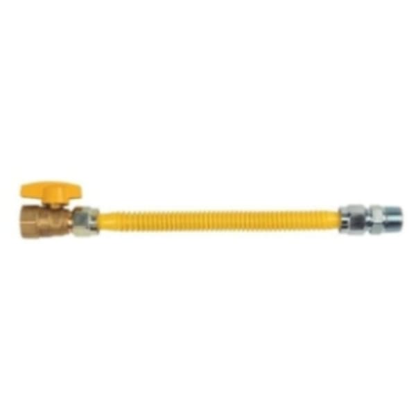 3/4" x 3/4" Gas Supply - 48", FIP Valve  x MIP