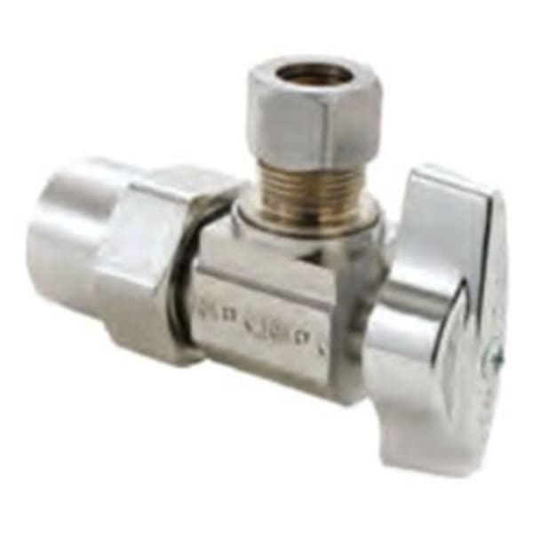 1/2" x 1/2" Angle Stop - CPVC x Comp,
