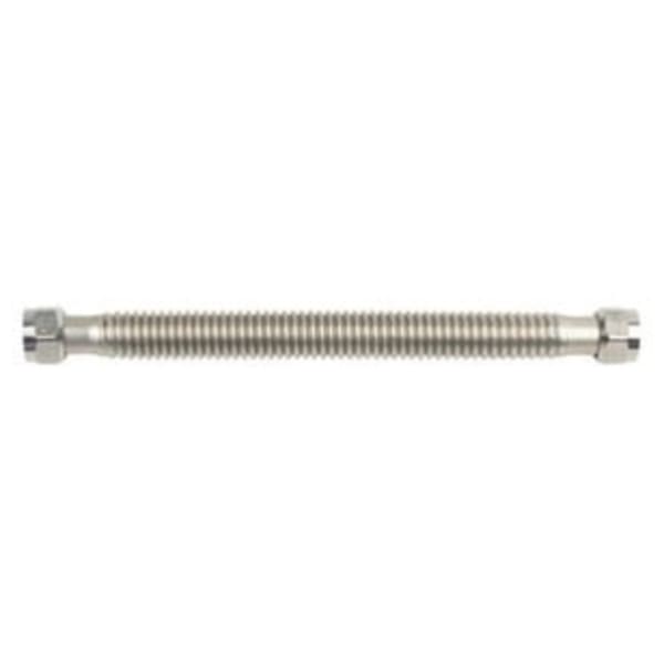 3/4" x 3/4" Water Heater Supplies - 24", FIP x FIP, Stainless Steel