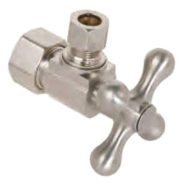 1/2" x 3/8" Angle Stop - Comp x Comp, Oil Rubbed Bronze