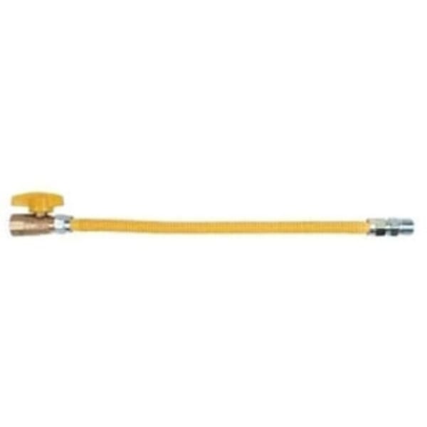 1/2" x 1/2" Gas Supply - 60", FIP Valve  x MIP