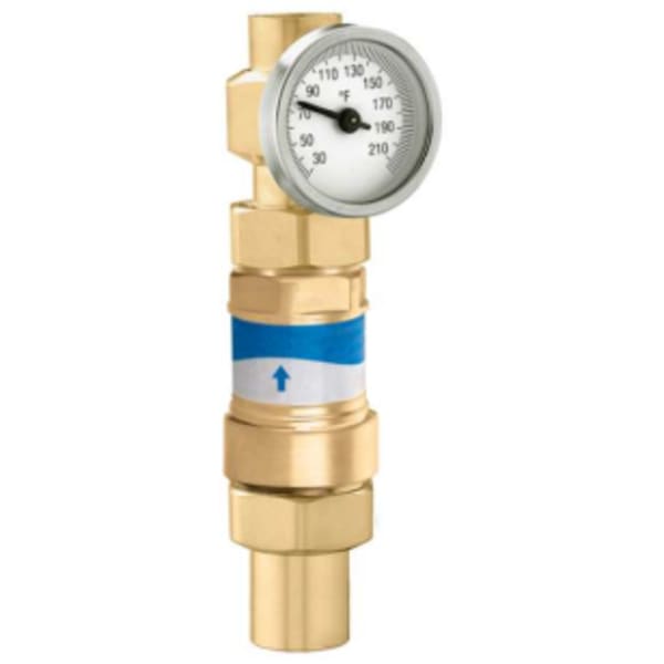 FlowCal+™ PIBV Low Lead 1" NPT w/ Check & Gauge 2.2 GPM
