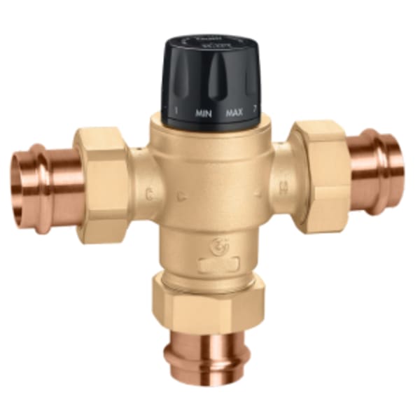 MixCal+™ High Flow 3-Way Mixing Valve 1 1/4" Press