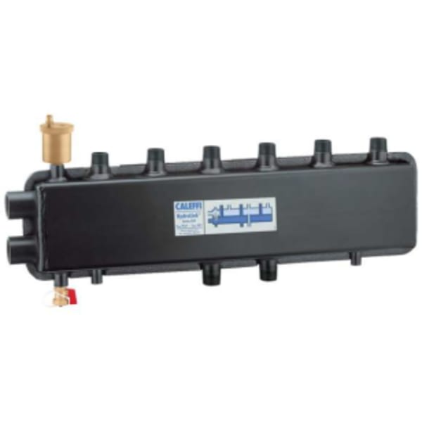 HydroLink with Air Vent & Drain 3+1, outlet center dim. 125mm