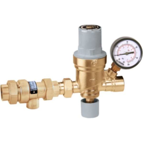 COMBO AutoFill™ 1/2" Press inlet X 1/2" NPT outlet w/ Pressure gauge ASSE 1012