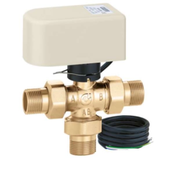 3-Way, 1" NPT 24V Motorized Diverting
