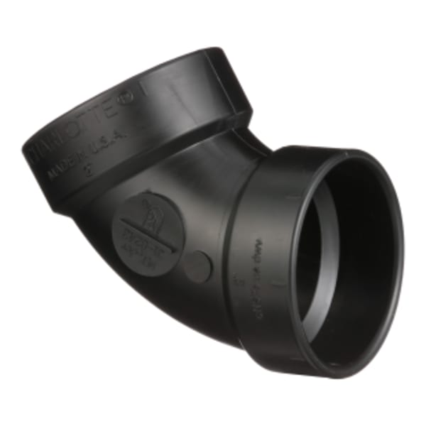 2" ABS DWV 60° Elbow - Hub x Hub