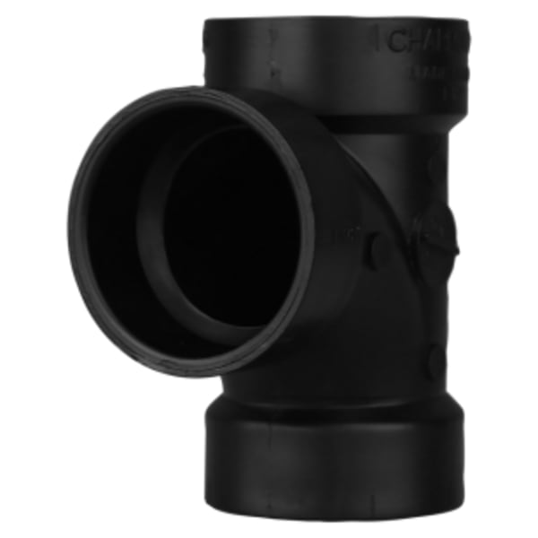 1-1/2" ABS DWV Sanitary Tee - All Hub