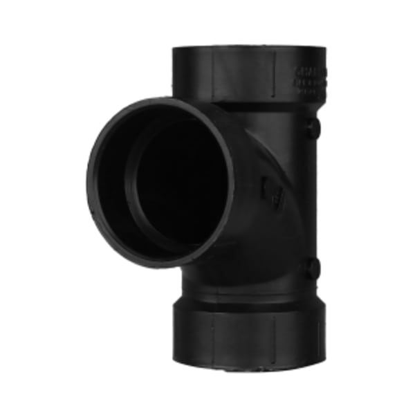 2" ABS DWV Sanitary Tee - All Hub