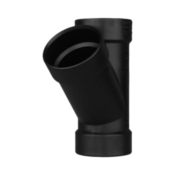 4" ABS DWV Wye - All Hub