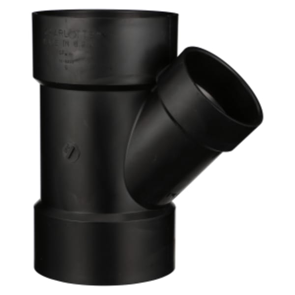 6" x 6" x 4" ABS DWV Wye - All Hub