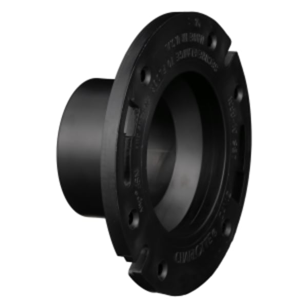 4" x 3" ABS DWV Spigot Closet Flange - Closet x Spigot