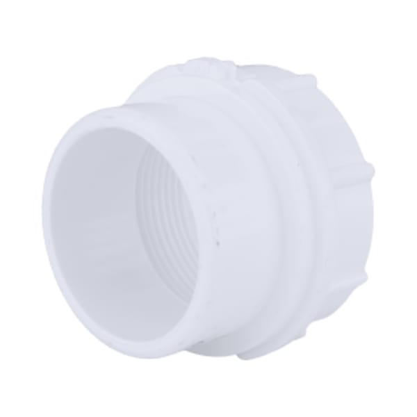 1-1/2" PVC DWV Fitting Female Adapter (Cleanout Adapter less Plug) - Spigot x FPT