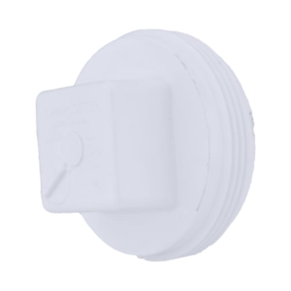 2" PVC DWV Cleanout Plug - MPT