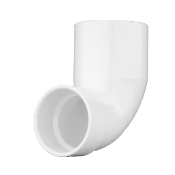 4" x 3" PVC DWV Street Closet Bend - Spigot x Hub