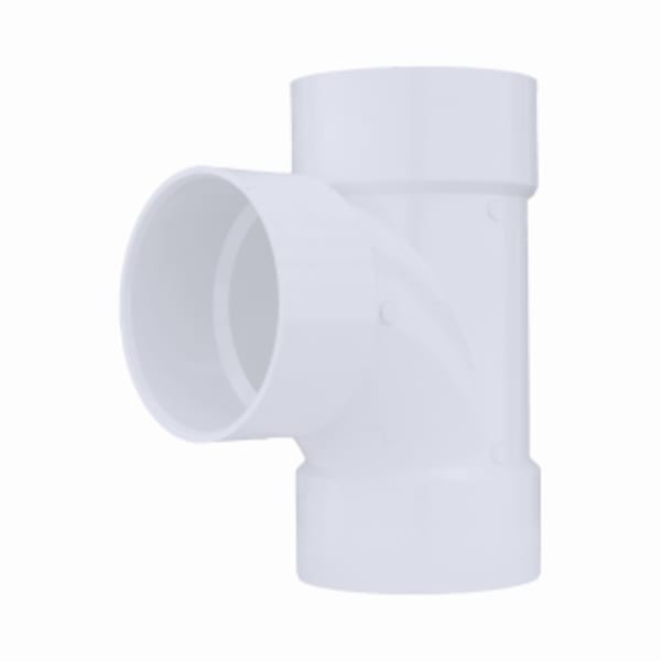6" PVC DWV Sanitary Tee - All Hub